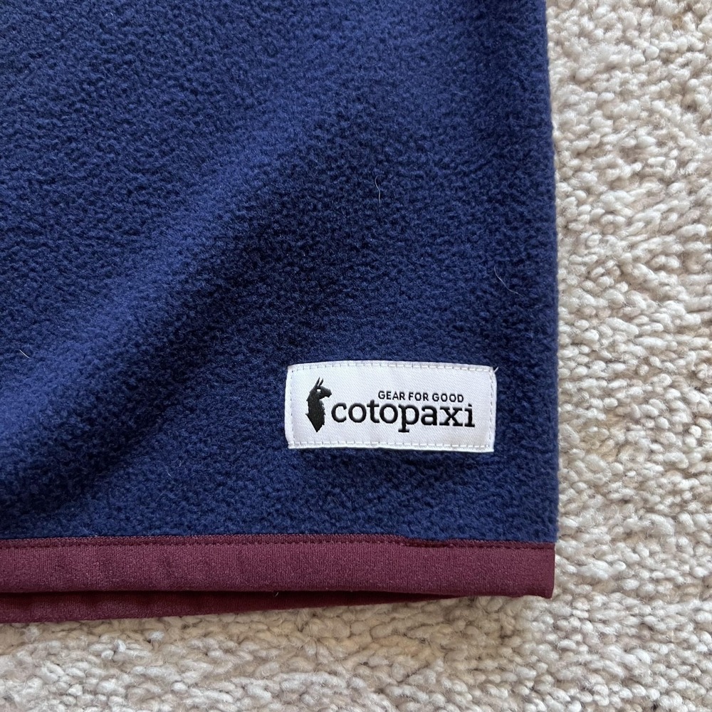 Cotopaxi Amado 1/2 Zip Fleece Pullover Womens M Orange Colorblock Lightweight - Picture 4 of 12
